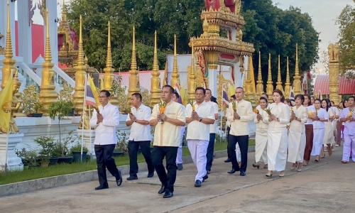 ปศุสัตว์ร้อยเอ็ด “ร่วมกิจกรรมส่งเสริมพระพุทธศาสนา เนื่องในเทศกาลวันวิสาขบูชา พุทธศักราช 2568 ”