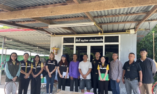 ตรวจฟาร์มสุกร นิคม ฟาร์ม อำเภอทุ่งเขาหลวง